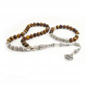 İsme Özel Doğal Taş Kaplangözü Tesbih & Bileklik Seti Sevgiliye - 1