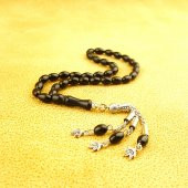 3 Püsküllü 33lü Arpa Kesim Oltu Tesbih Tespih - 1