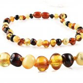 Pigado Jewelry Gerçek Damla Kehribar Bebek Diş Kolyesi - 3