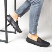 Günlük Siyah Hakiki Deri Erkek Ayakkabı - 1