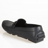 Günlük Siyah Hakiki Deri Erkek Ayakkabı - 6