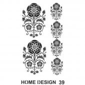 Artebella Home Design Stencil Şablon 35x50 cm. Model: HDS39 - 1