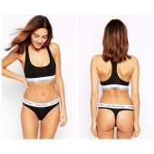Calvin Klein Modern Cotton Bralette 3'lü Spor Bayan İç Giyim Set Calvin Klein Kadın Spor tanga boxer      BÜSTİYER - 2