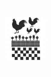 Artebella Stencil Şablon 20x30 cm. Model no: D-46 - 4