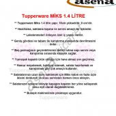 Tupperware MİKS 1,4 LİTRE SARI ( MİKSİM ) HSGL - 4