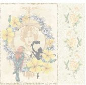 Artebella Mixart Kolay Transfer 25x25 cm. Model: 6044K-Koyu Zemin - 5