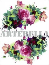 Artebella Büyük Kolay Transfer 17x24cm. Model: 1281V-Açık Zemin - 1