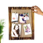 Bambu İpli Anı  Ahşap Fotoğraf Çerçevesi 30x40 - 1