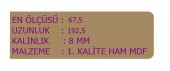 150X200 baza sandık 67,5*192,5 CİLALI HAM MDF 8 mm standart ölçü isteğe göre köşe yuvarlama ölçü değiştirme - 1