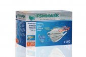3 KATLI MASKE 50 ADET ULTRASONİC NONWOVEN KATMAN MELTBLOWN FİLTRE - 1