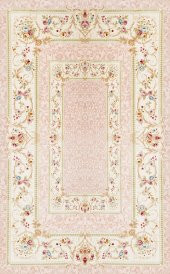Diijital Baskı Kaymaz Taban Halı Mvh 209  RENKLİ 100X200 - 2