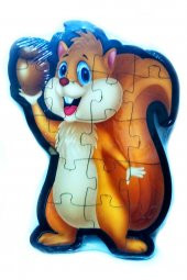 Sincap Şekilli Ahşap Puzzle Yapboz - 1