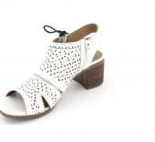 Venüs 1857204 Kadın Hakiki Deri Beyaz Topuklu Sandalet - 8