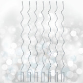 20 Adet 150 Cm Metal Spiral Bitki Destek Çubuğu Hobi Bahçesi Bitki Bağlama Teli Sebze ve Çiçek Teli - 4