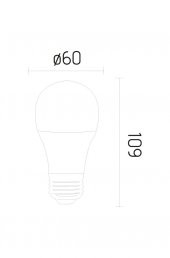 ERA EA 3060 9W Led Ampul Beyaz Işık 6500K E27 Duy - 2