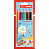 Stabilo Kuru Boya Aquacolor 12 Renk 1612-6 - 1