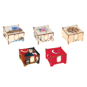 Keskin Color Küp Notluk Ahşap Çiçek 849910-99 - 1