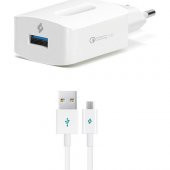 Ttec 2SCQC01M Speedcharger QC 3.0 Universal Seyahat Şarj Aleti + Micro Usb Kablo - 1