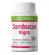 Voonka Sambucus Nigra 42 Çiğneme Tablet-Kara mürver,  C Vitamini - 1
