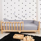 Montessori Kenar Koruma Süs Yastık Set Nevresim Takımı 90X190 111 - 3