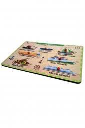 Ahşap Tutmalı Bul Tak Yapboz Deniz Taşıtları - 3