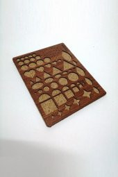 Hayal Ahşap Quilling Şekil Şablonu - İndirimli thumbnail 2