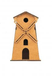 Ahşap Değirmen Maketi - 3 Boyutlu - Kampanyalı Fiyat - 1