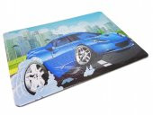 42 Parça Puzzle - Mavi Spor Araba Karton Yapboz - 2