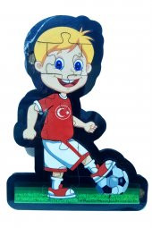 Çocuk Şekilli Ahşap Puzzle Yapboz Yeni Ürün - 1