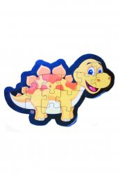 Dinazor Şekilli Ahşap Puzzle Yapboz Yeni Ürün - 1