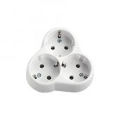 3lü Üçgen Grup piriz - Topraklı - 3500 W - 1