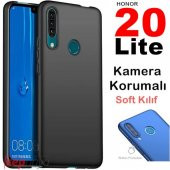 Honor 20 Lite Kamera Korumalı Kaliteli Soft Silikon Kılıf thumbnail 1