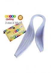 Hayal 3mm Beyaz Renk Quilling Kağıdı - 100lü thumbnail 1