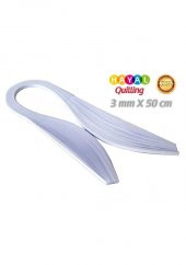 Hayal 3mm Beyaz Renk Quilling Kağıdı - 100lü thumbnail 3
