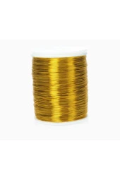 Hayal Filografi Teli Parlak Koyu Sarı Renk100 gr, 150 mt - HFT-1021 - 1