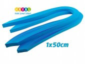 Quilling Kağıdı - Mavi  Renk 1x50cm 50li - 1