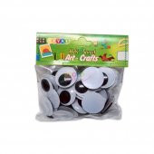 Oynar Göz 25mm Siyah Renk 50 Adetli thumbnail 1