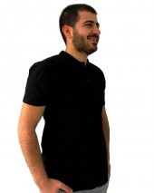 POLO TSHIRT ENGLAND LONDON POLO CLUB ERKEK TSHIRT POLO YAKA SİYAH - 6