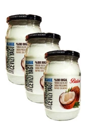 Balen ORGANİK Hindistan Cevizi Yağı (SOĞUK PRES) 300 GR x 3 Adet - 1