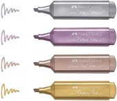 FABER CASTELL METALİK FOSFORLU KALEM (4 ADET) - 1