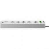 Schneider Electric APC 5li Akım Korumalı Priz ve 2 USB Girişi 5V-2.4A PM5U-GR - 1