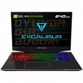 Excalibur G900.1075-8S80X Intel 10.Nesil i7-10750H 8GB RAM 4TB SSD+4TB M2 SSD 8GB RTX2070S DOS - 1