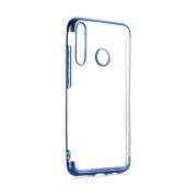 Huawei P40 Lite E Kamera Korumalı Köşeleri Renkli Şeffaf Kılıf - 1