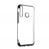 Huawei P40 Lite E Kamera Korumalı Köşeleri Renkli Şeffaf Kılıf - 5