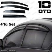 Toyota Corolla 2007-2012 Parlak siyah Mugen Cam Rüzgarlığı 4lü - 1