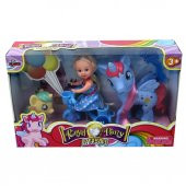 VARDEM Kutulu Bisikletli Sevimli 2Atlı Bebek Set WG-87166 - 4