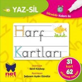 Yaz-Sil Harf Kartları - 1