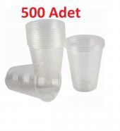 500 Adet - Plastik Pet Bardak Otomat Uyumlu 180cc Kullan-At Ürün - 1