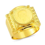 Şovalye Erkek Yüzük Ata Yarım Altınlı - 1