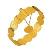 Reşat Çeyrek Altınlı 22 Ayar Bilezik 28.00 Gram - 1